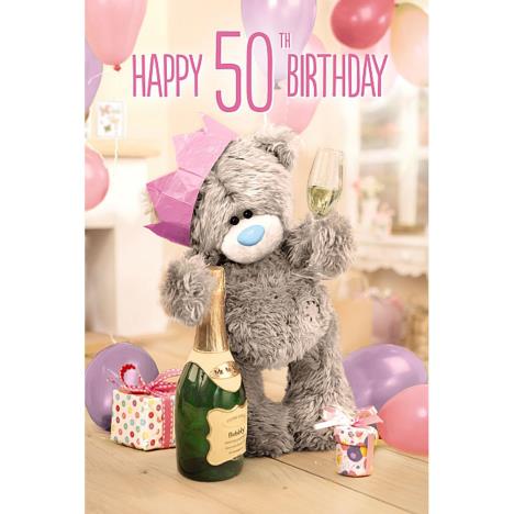 3D Holographic 50th Me to You Bear Birthday Card £4.25